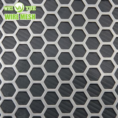 hexagonal perforated sheet metal|perforated sheet material.